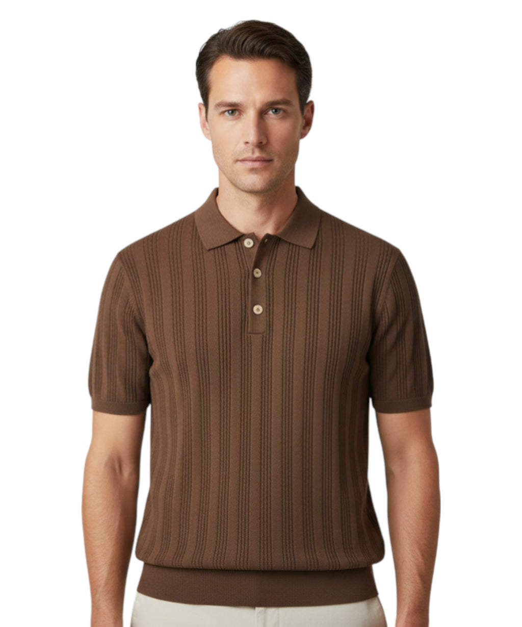 Polo de punto para hombre de Manuel Ritz