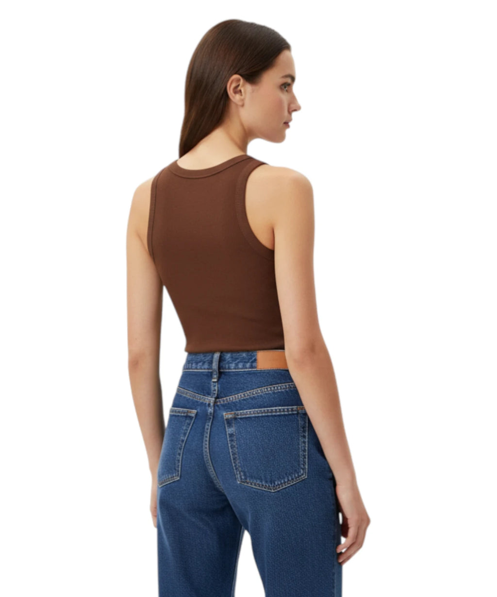 Pinko CAIPIROSKA Stretch Cotton Tank Top