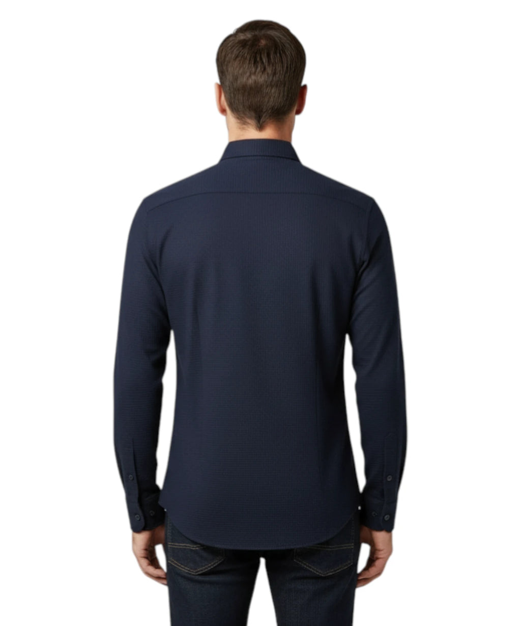Men's Ingram Shirt in Stretch Piqué
