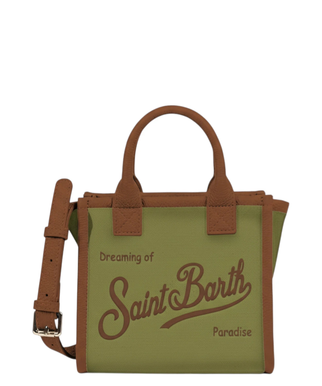 MC2 Saint Barth Mini Canvas Bag with Shoulder Strap