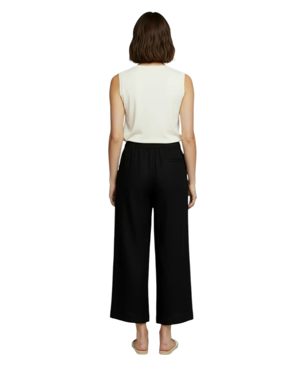 Marella Linen Trousers with Drawstring