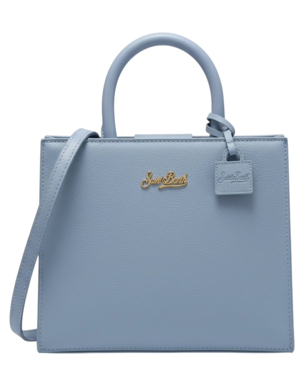 MC2 Saint Barth Shop Bag Midi Leather Shoulder Bag