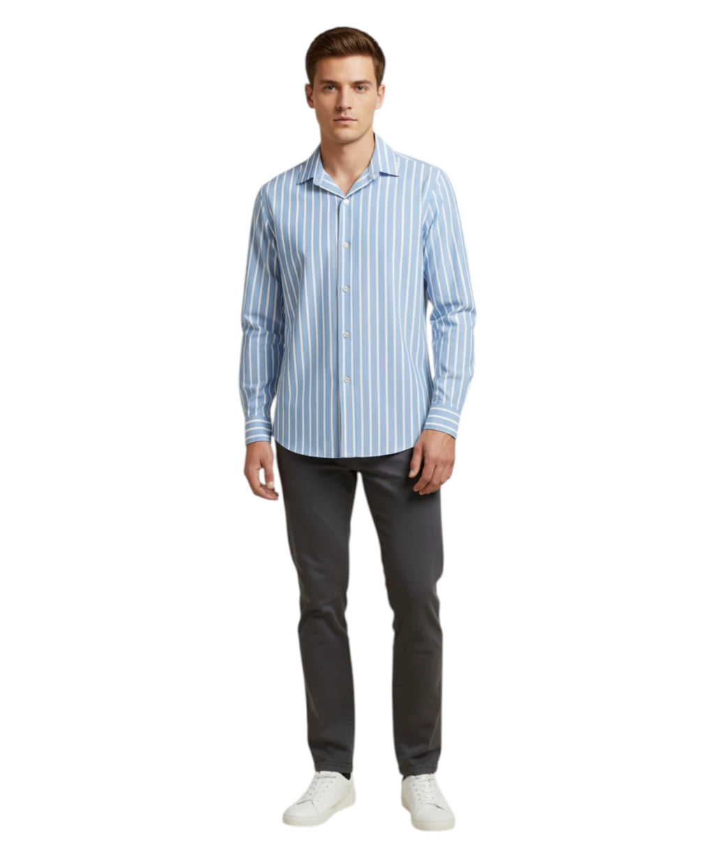 MC2 Saint Barth Men's Shirt with Embroidered Logo
