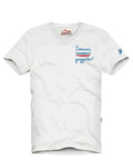 Men's Portofino T-Shirt MC2 Saint Barth with Embroidery