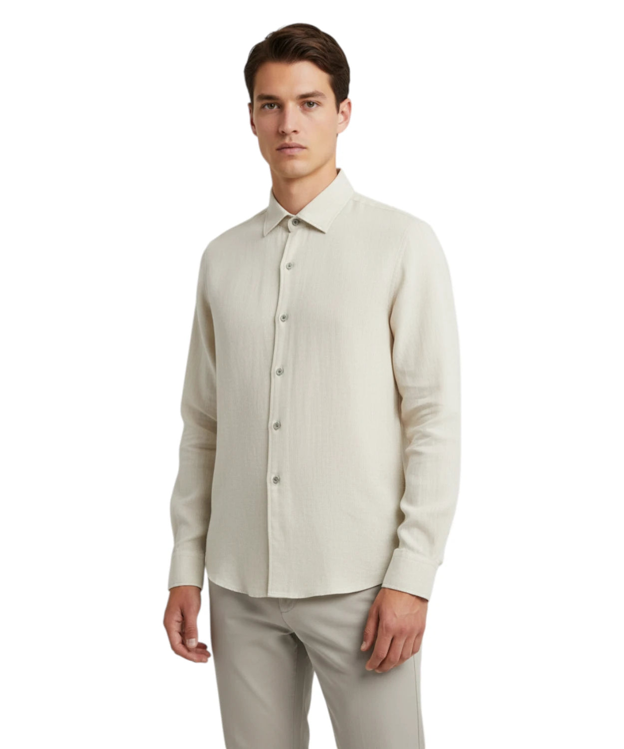 Camicia Lino Uomo MC2 Saint Barth Raphael