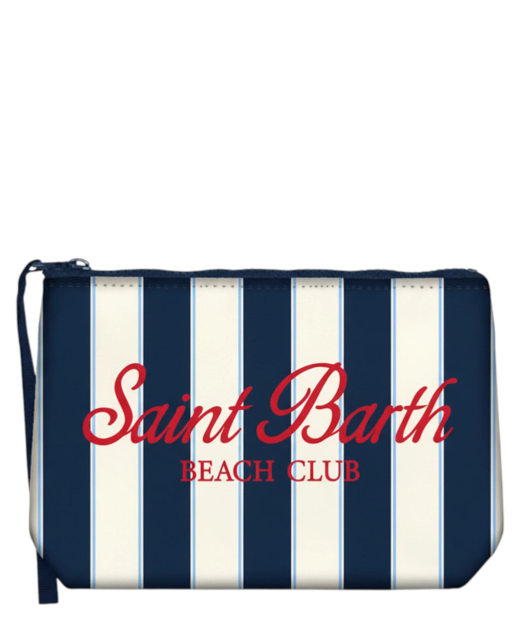 Aline MC2 Saint Barth Nylon Clutch Bag with Print