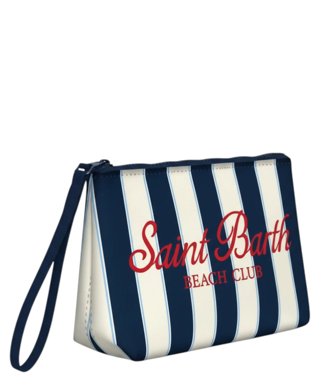 Aline MC2 Saint Barth Nylon Clutch Bag with Print