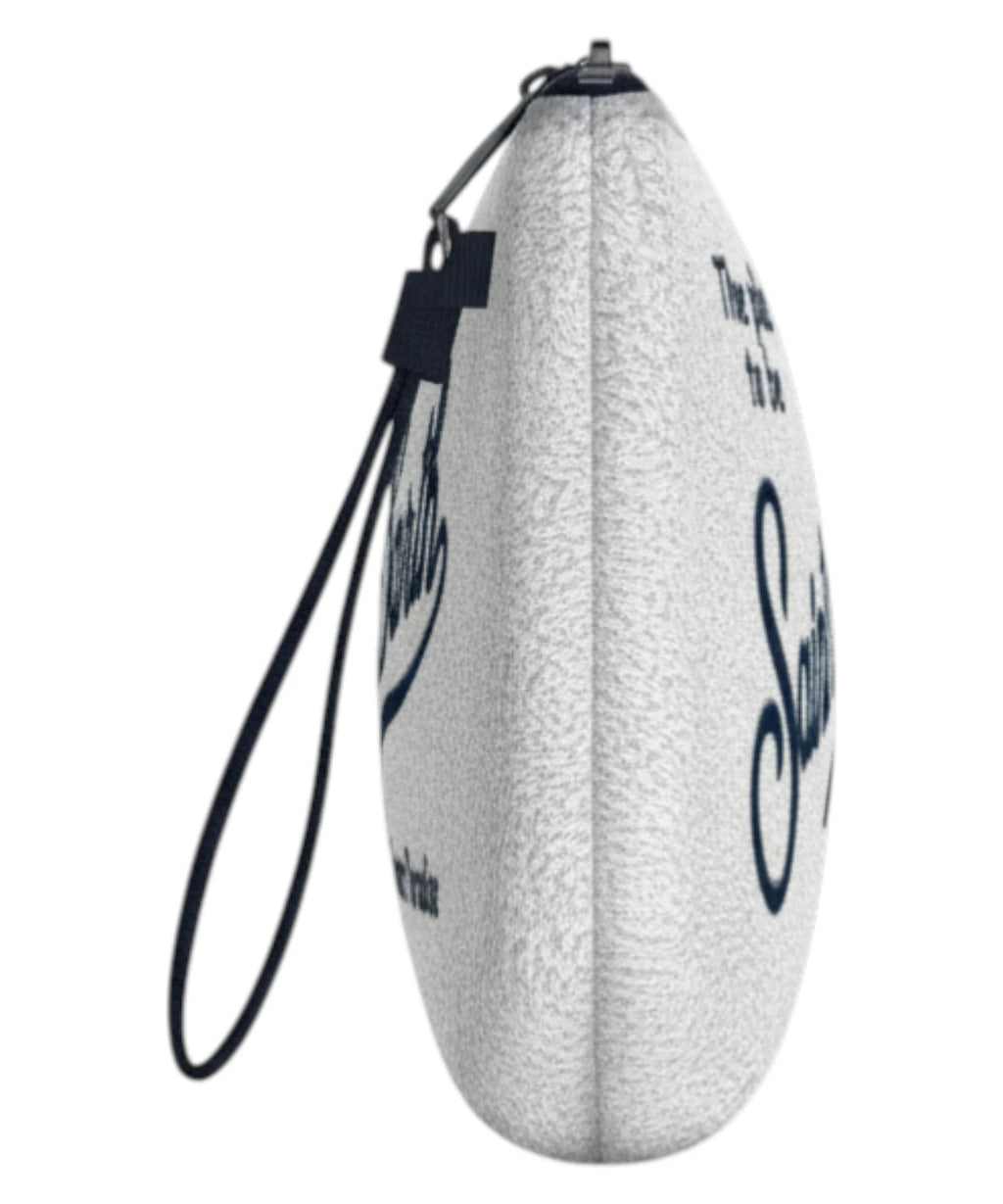 MC2 Saint Barth Aline Terry Cloth Clutch with Logo