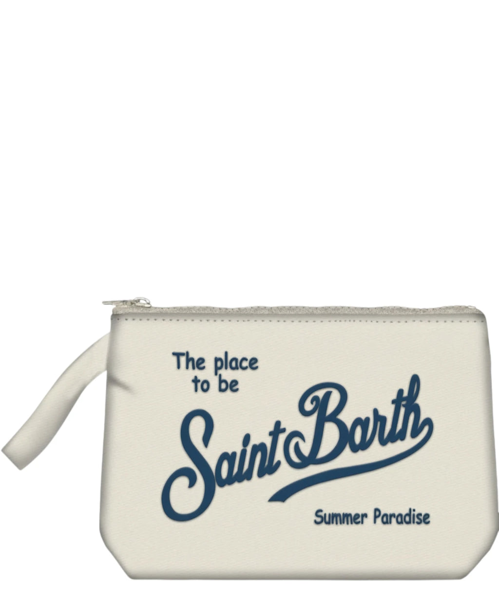 Aline MC2 Saint Barth Nylon Pouch with Logo