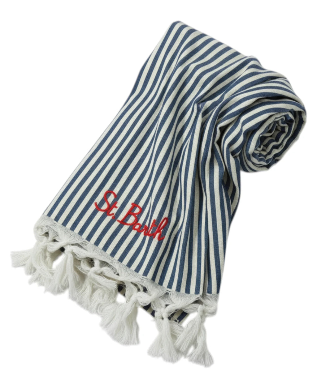 MC2 Saint Barth Light Beach Towel with Fringes