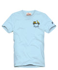 T-Shirt Uomo Portofino MC2 Saint Barth con Ricamo