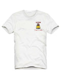 T-Shirt Uomo Portofino MC2 Saint Barth con Ricamo Lupin
