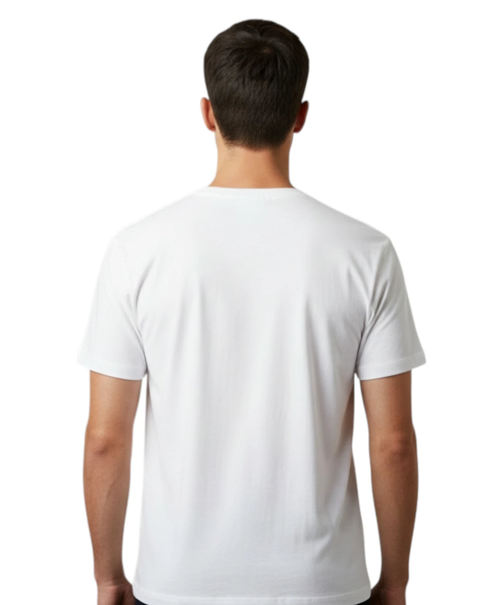 Men's T-Shirt MC2 Saint Barth Portofino with Embroidery