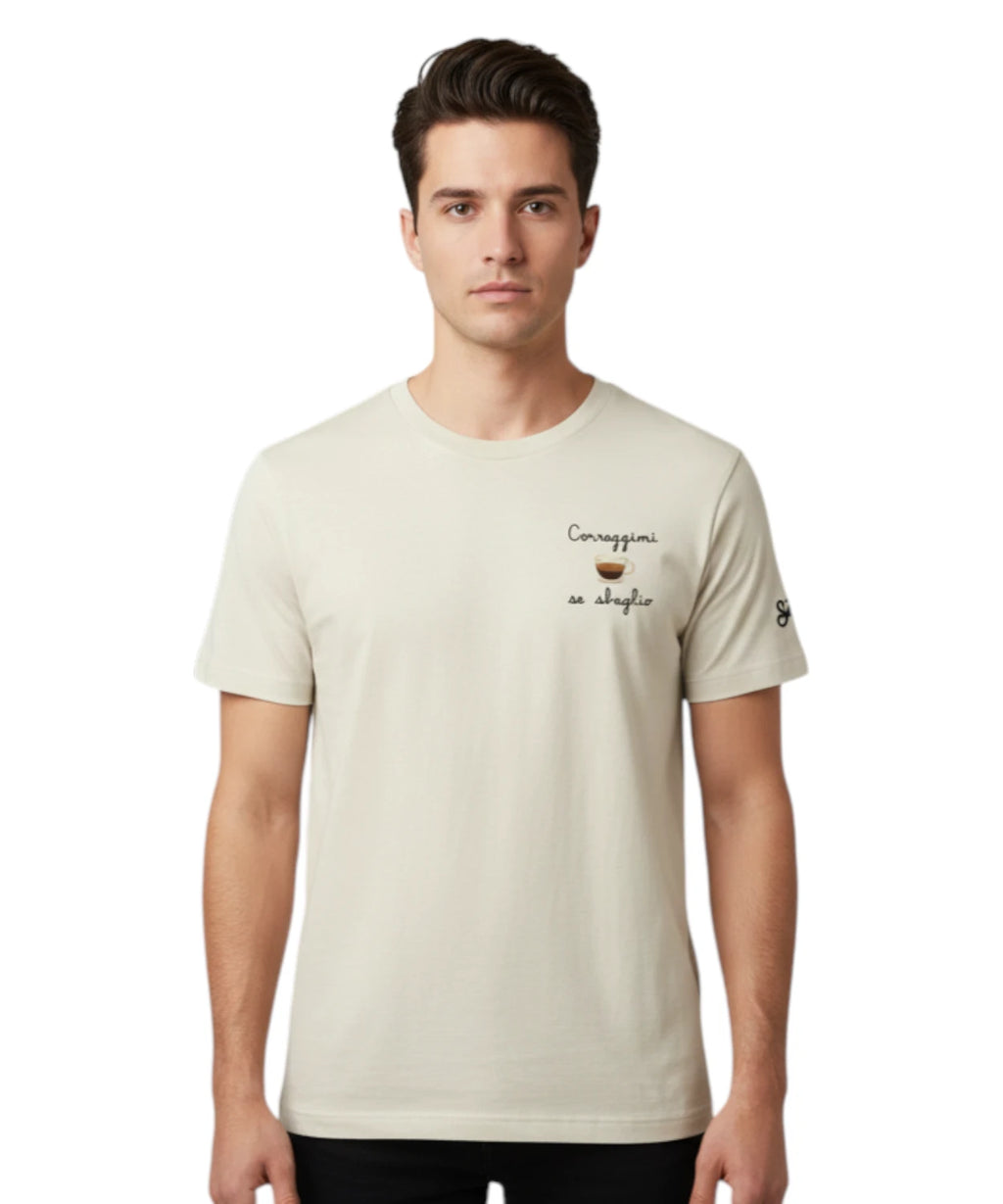 Men's Portofino T-Shirt with MC2 Saint Barth Embroidery