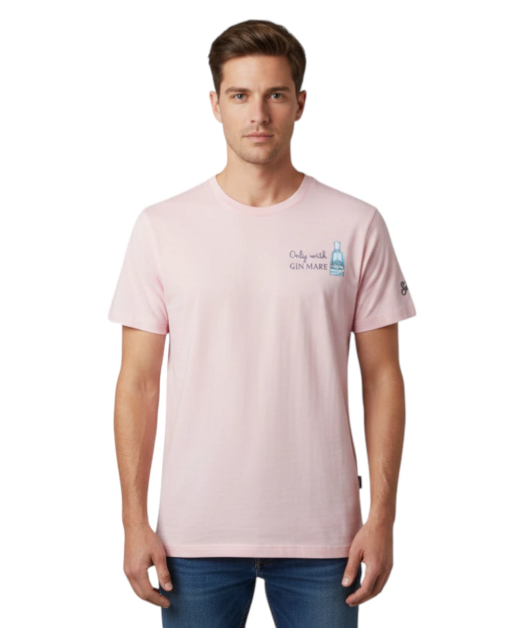 Men's Portofino T-Shirt with MC2 Saint Barth Embroidery