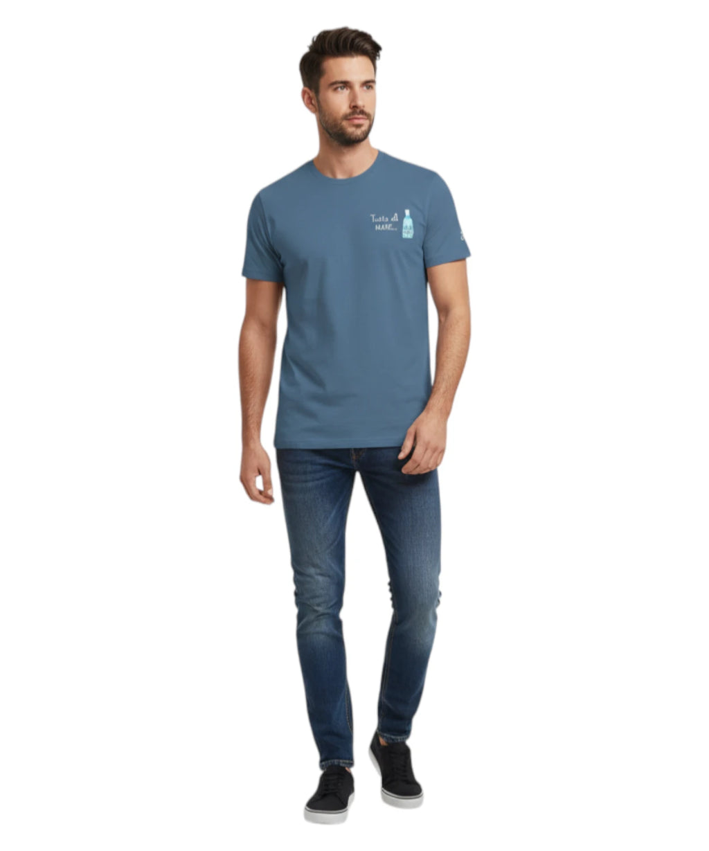 Men's Portofino T-Shirt with MC2 Saint Barth Embroidery
