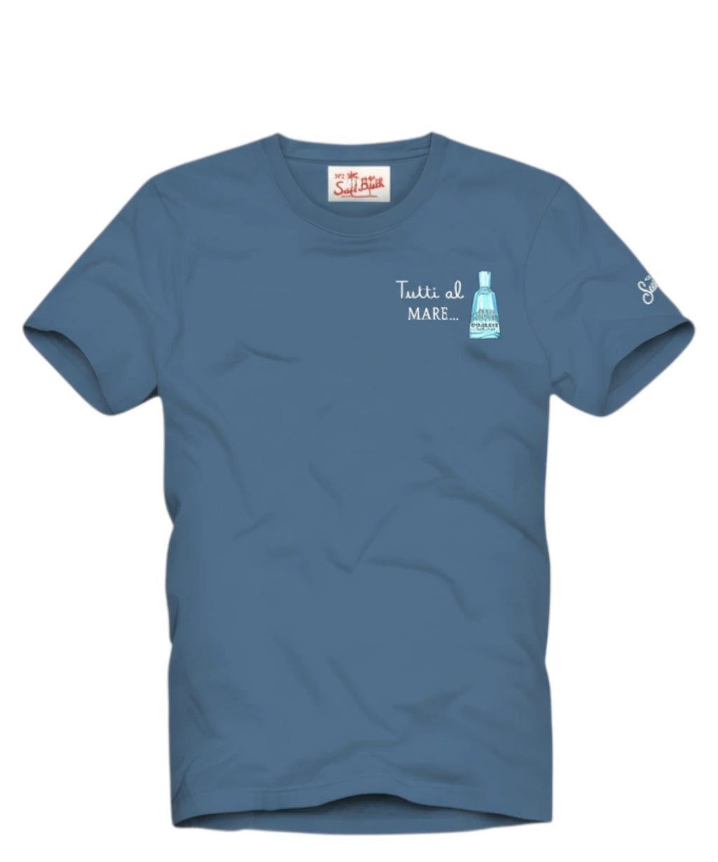 Men's Portofino T-Shirt with MC2 Saint Barth Embroidery
