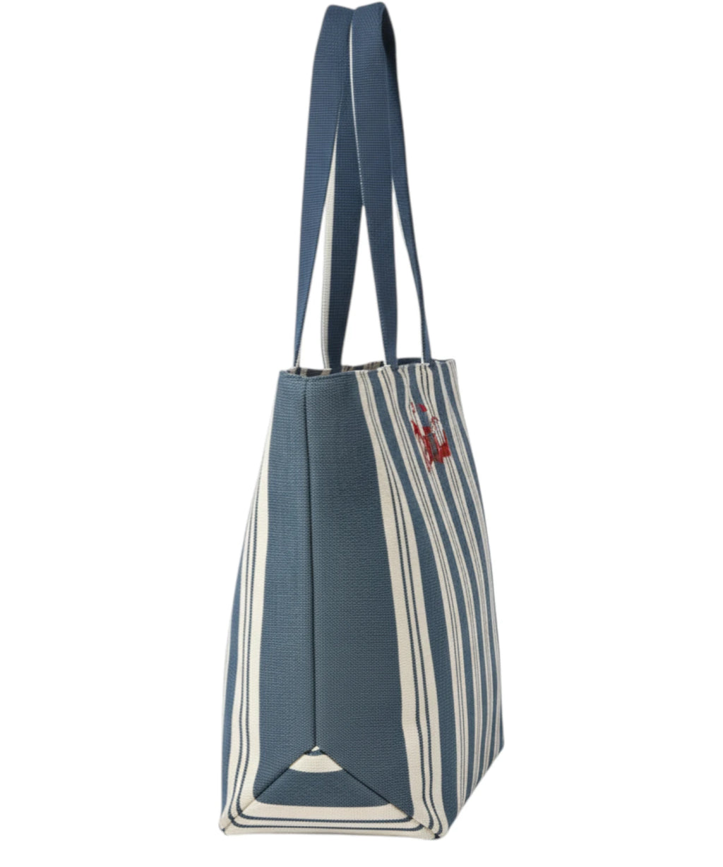 MC2 Saint Barth Striped Cotton Bag