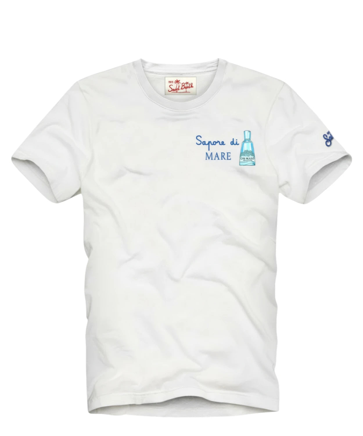 T-Shirt Uomo Portofino con Ricamo Sapore di Mare MC2 Saint Barth
