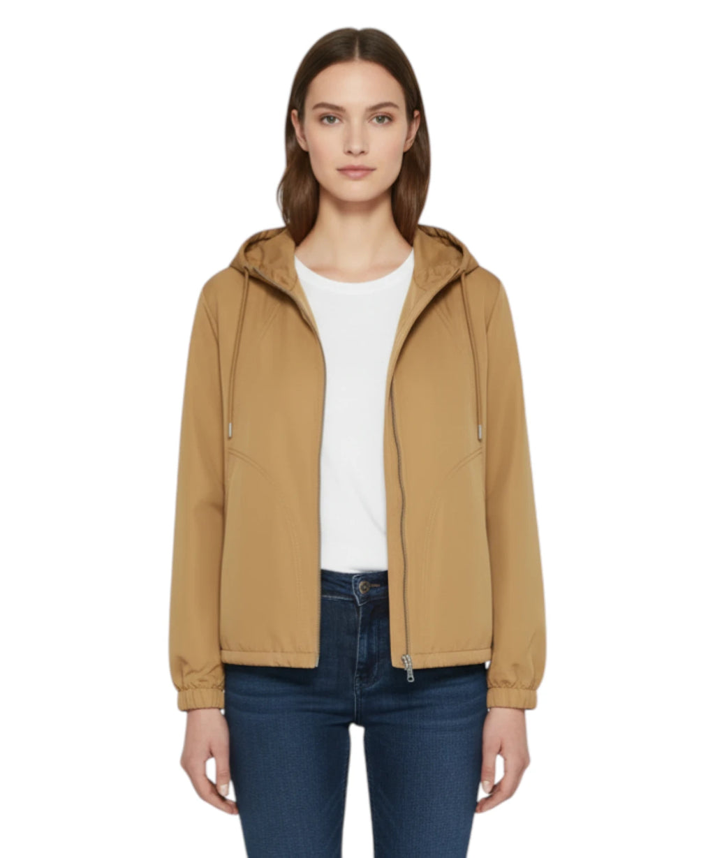 Marella Water-Repellent Hooded Raincoat