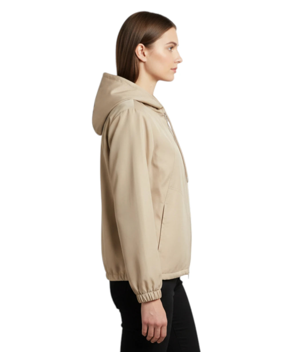 ZUCCA Marella Drip-proof Raincoat with Hood