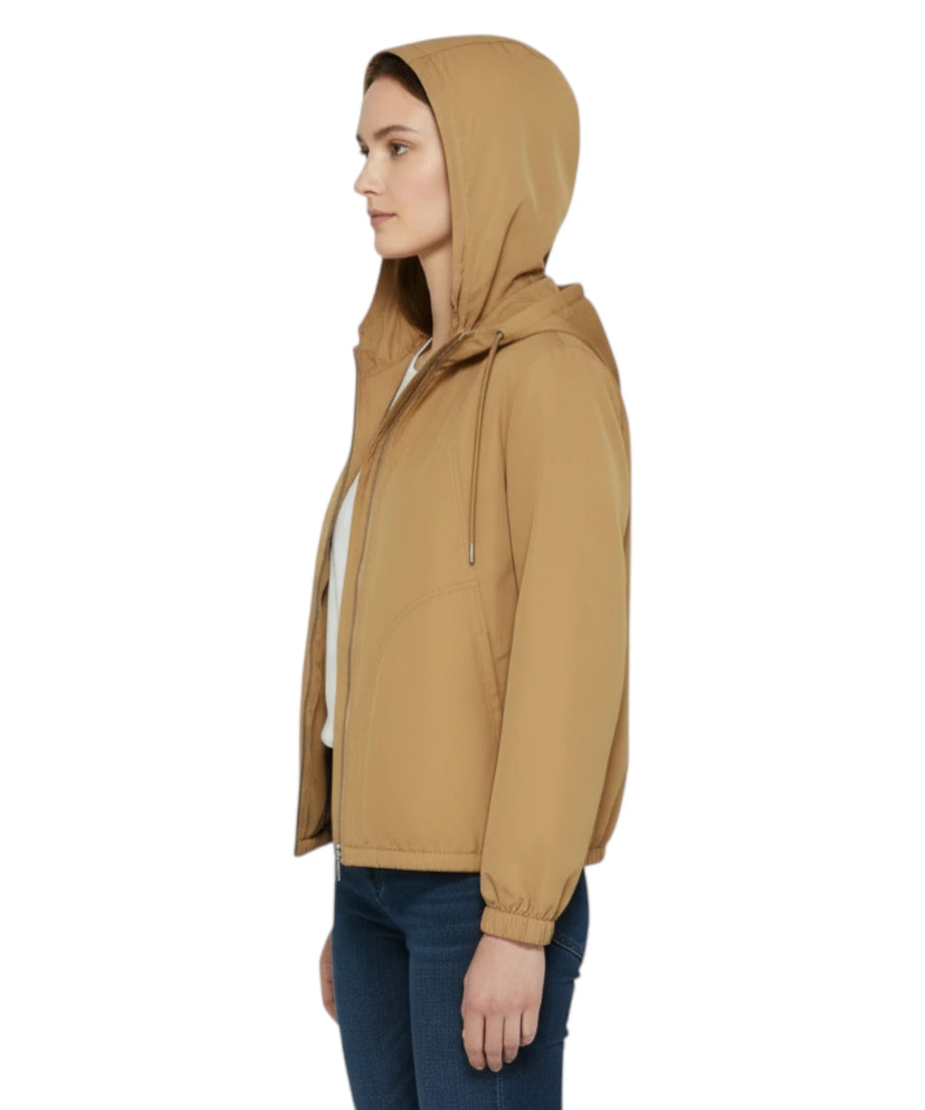 Marella Water-Repellent Hooded Raincoat