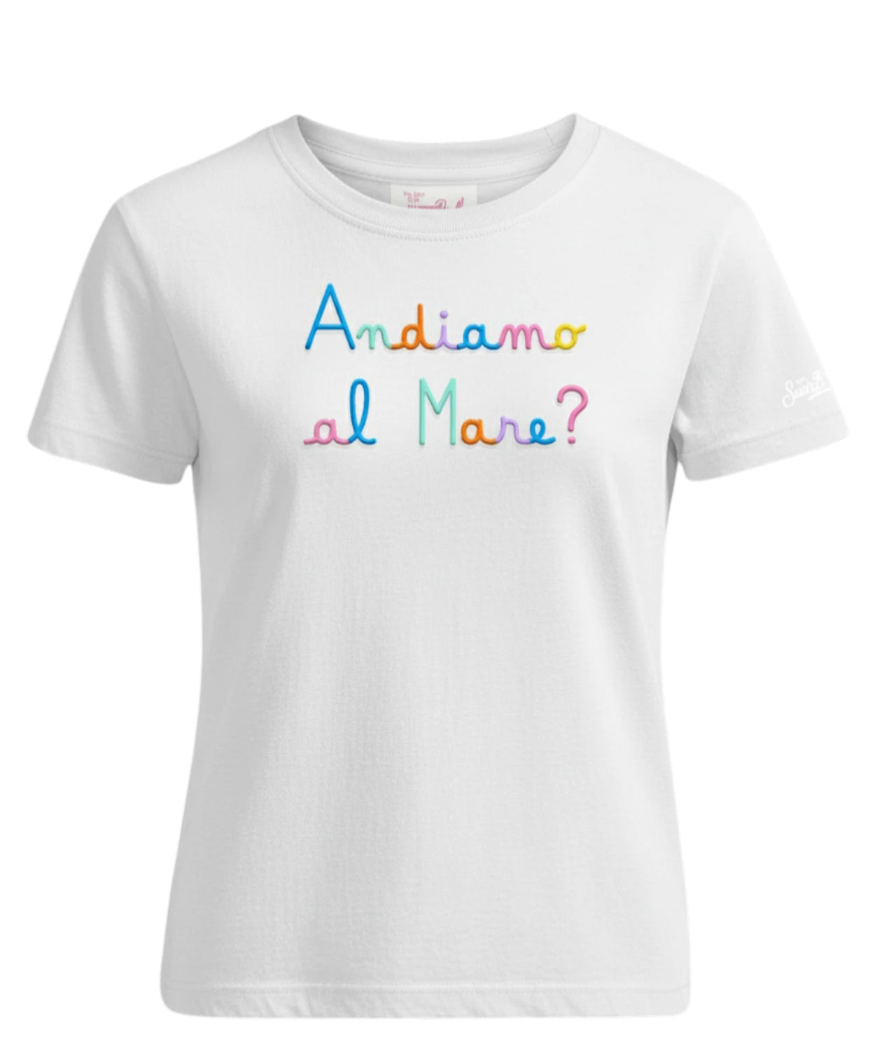 Emilie MC2 Saint Barth Embroidered T-Shirt