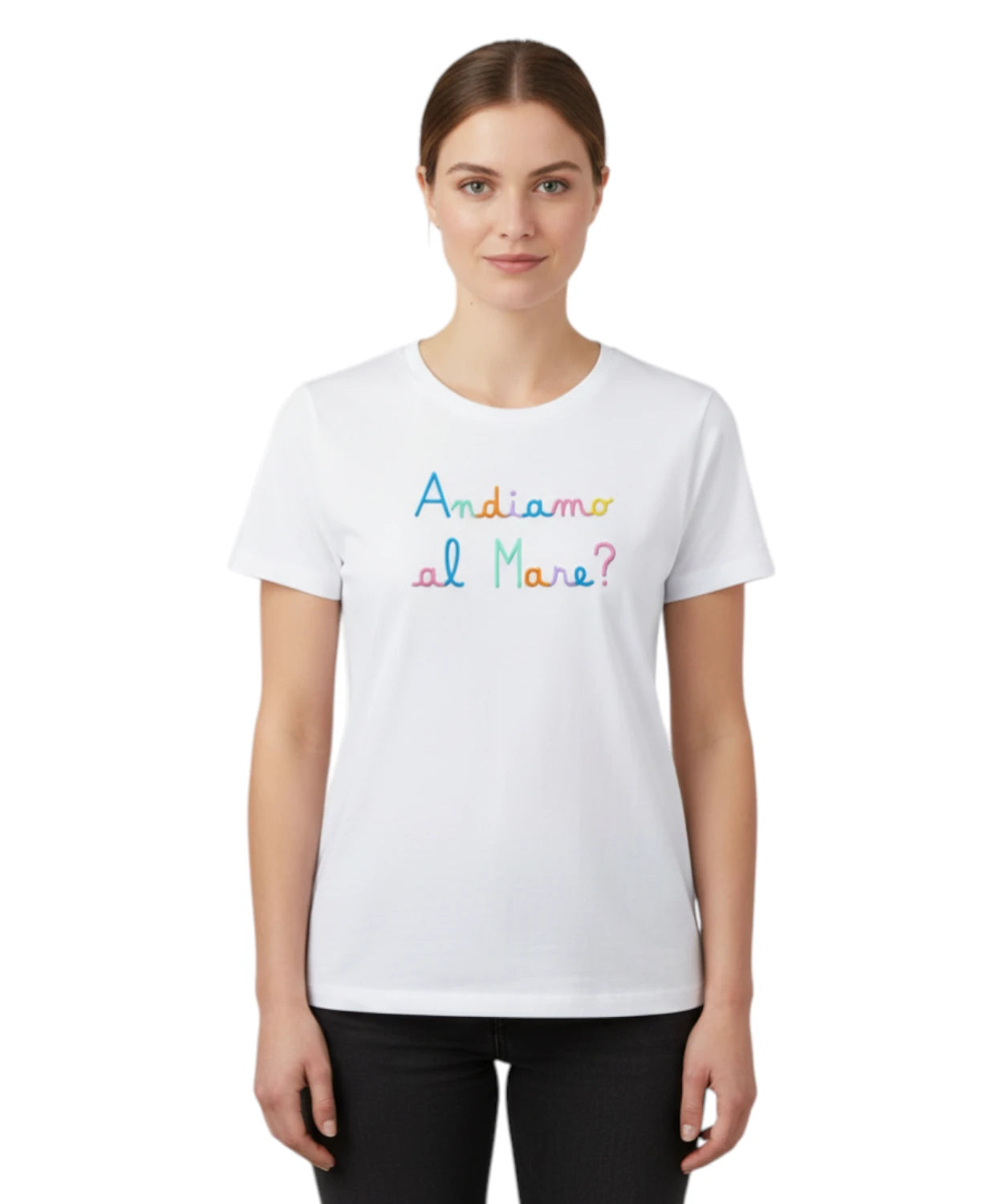 Emilie MC2 Saint Barth Embroidered T-Shirt