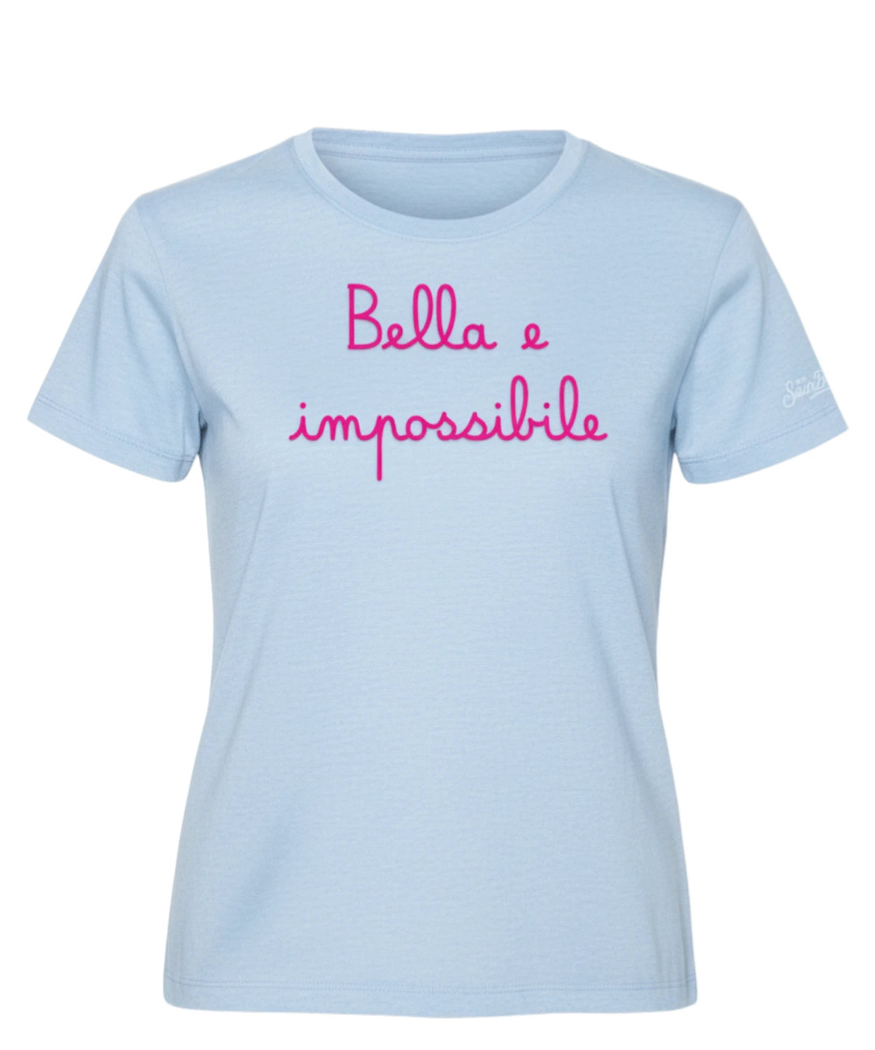 Emilie MC2 Saint Barth T-shirt with Embroidery