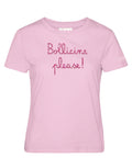 Emilie MC2 Saint Barth T-shirt with Bubble Embroidery