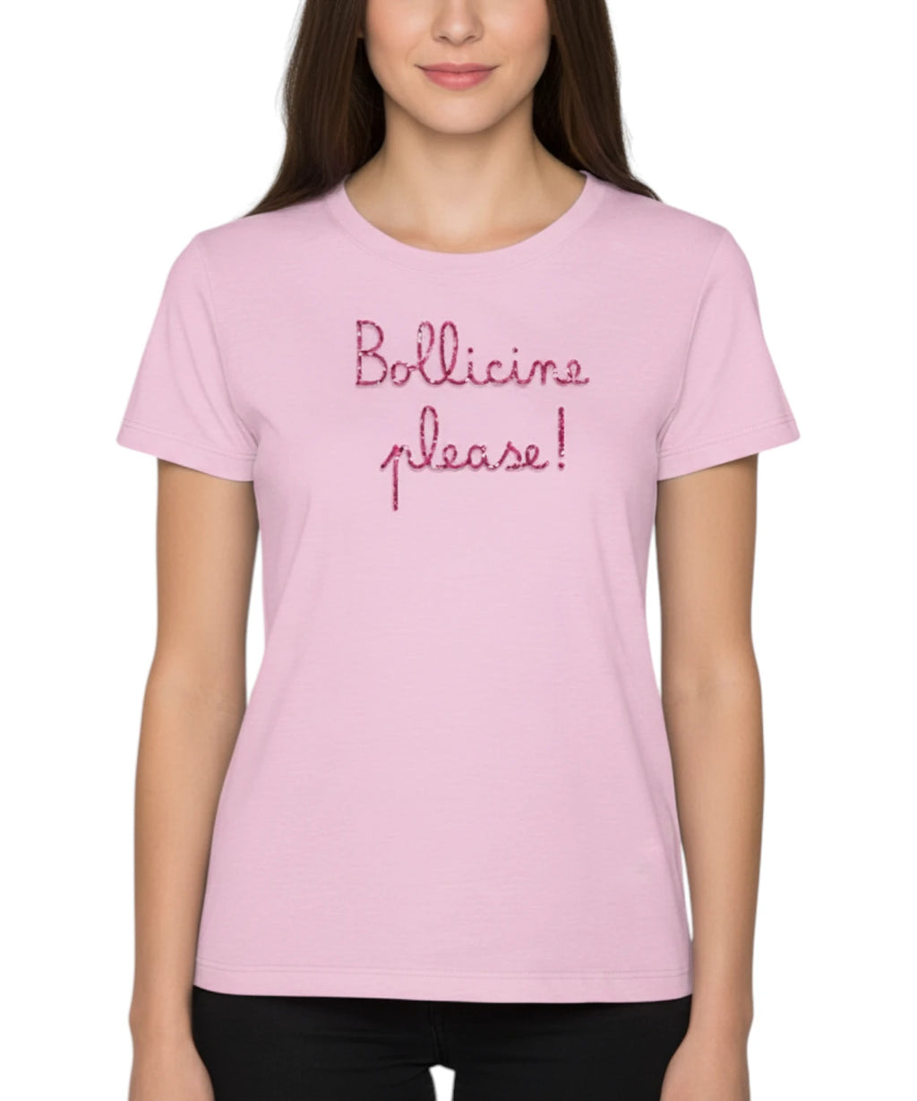 Emilie MC2 Saint Barth T-shirt with Bubble Embroidery