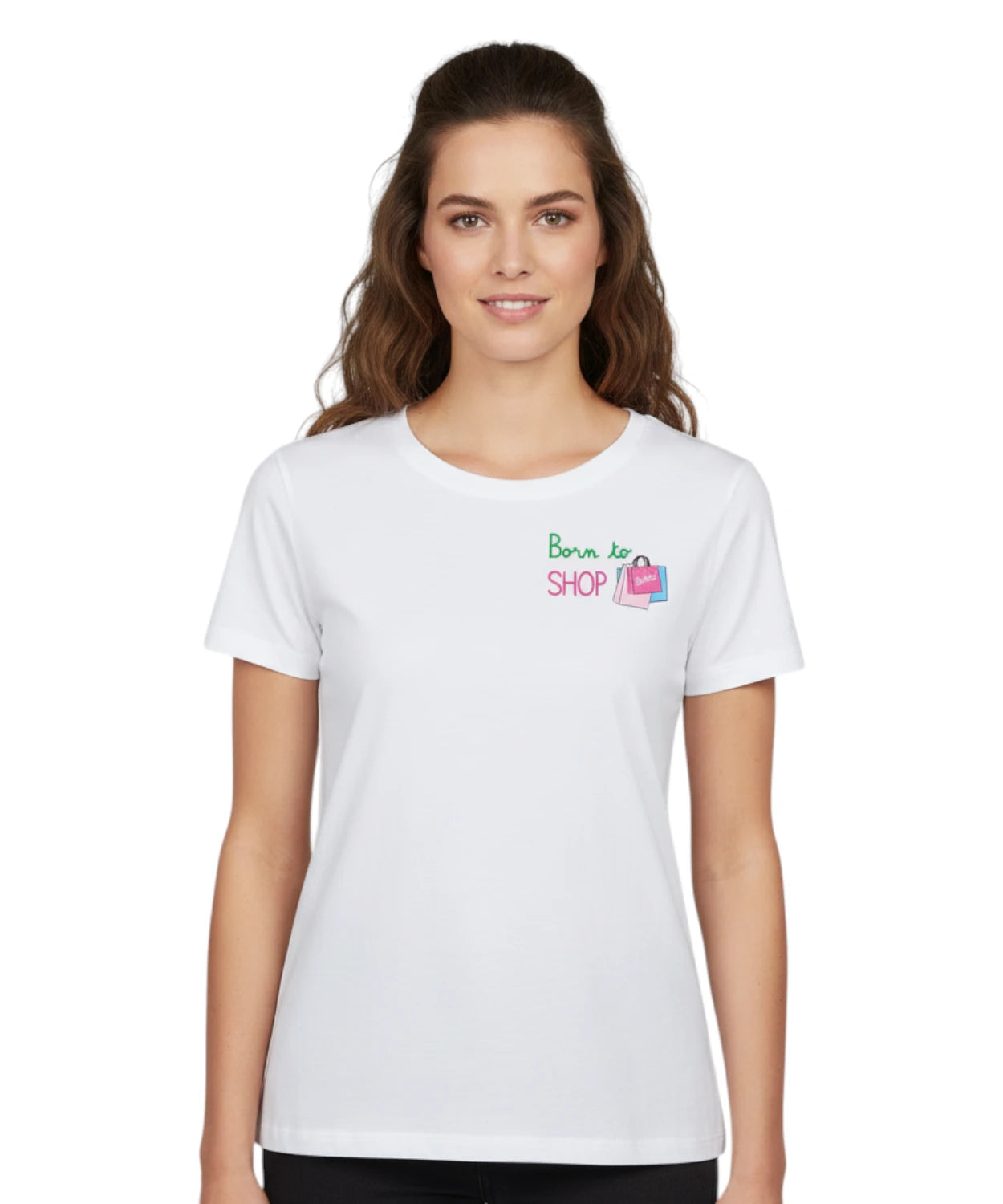 T-shirt Emilie MC2 Saint Barth with Born to Shop Embroidery