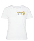 MC2 Saint Barth Emilie T-shirt with Basta un Attimo Embroidery