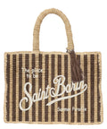 MC2 Saint Barth Vanity Stripes letní taška z rafie