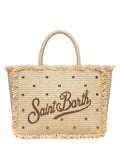 MC2 Saint Barth Vanity borsa con strass in raffia