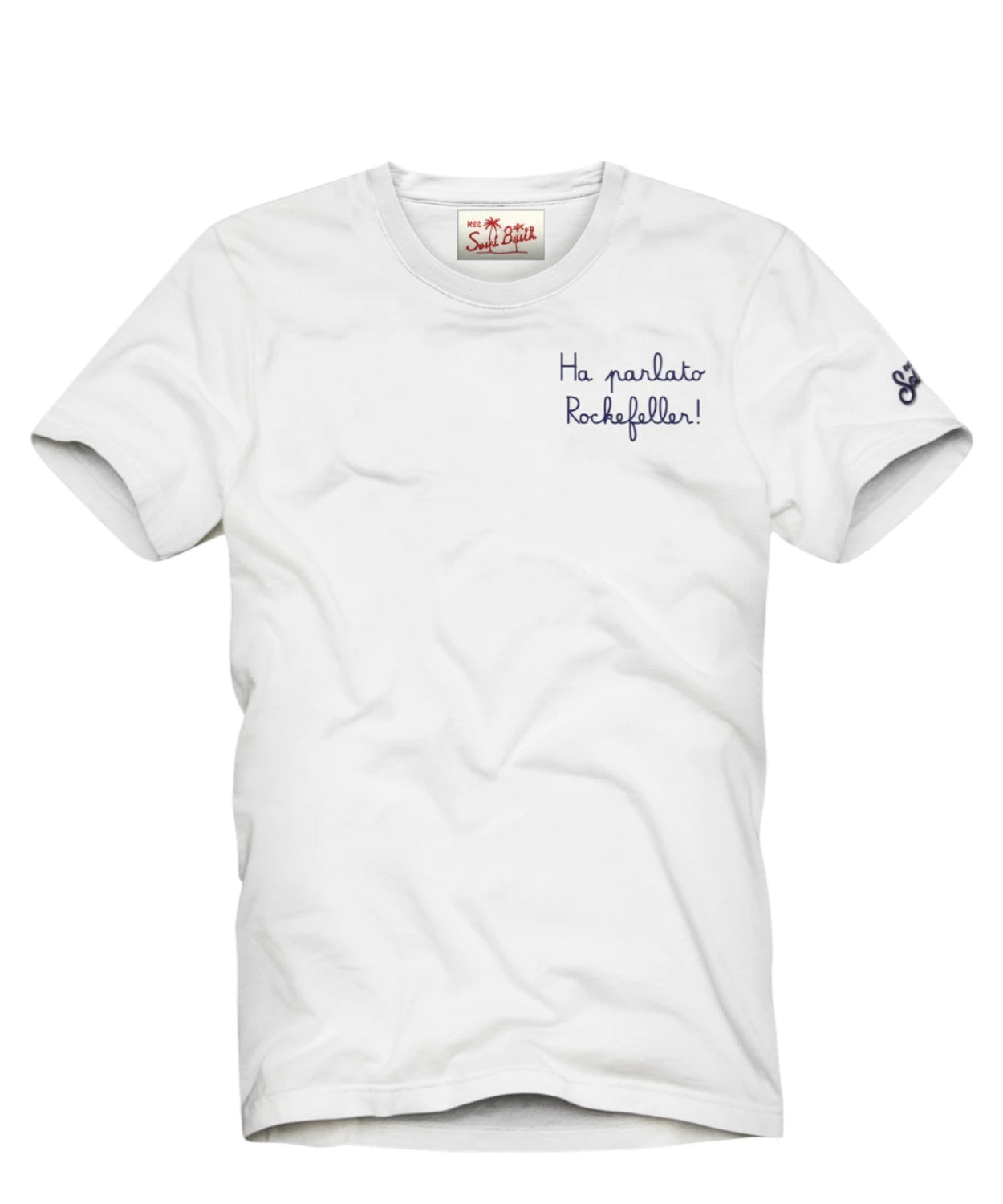 T-Shirt Uomo Portofino con Ricamo Saint Barth