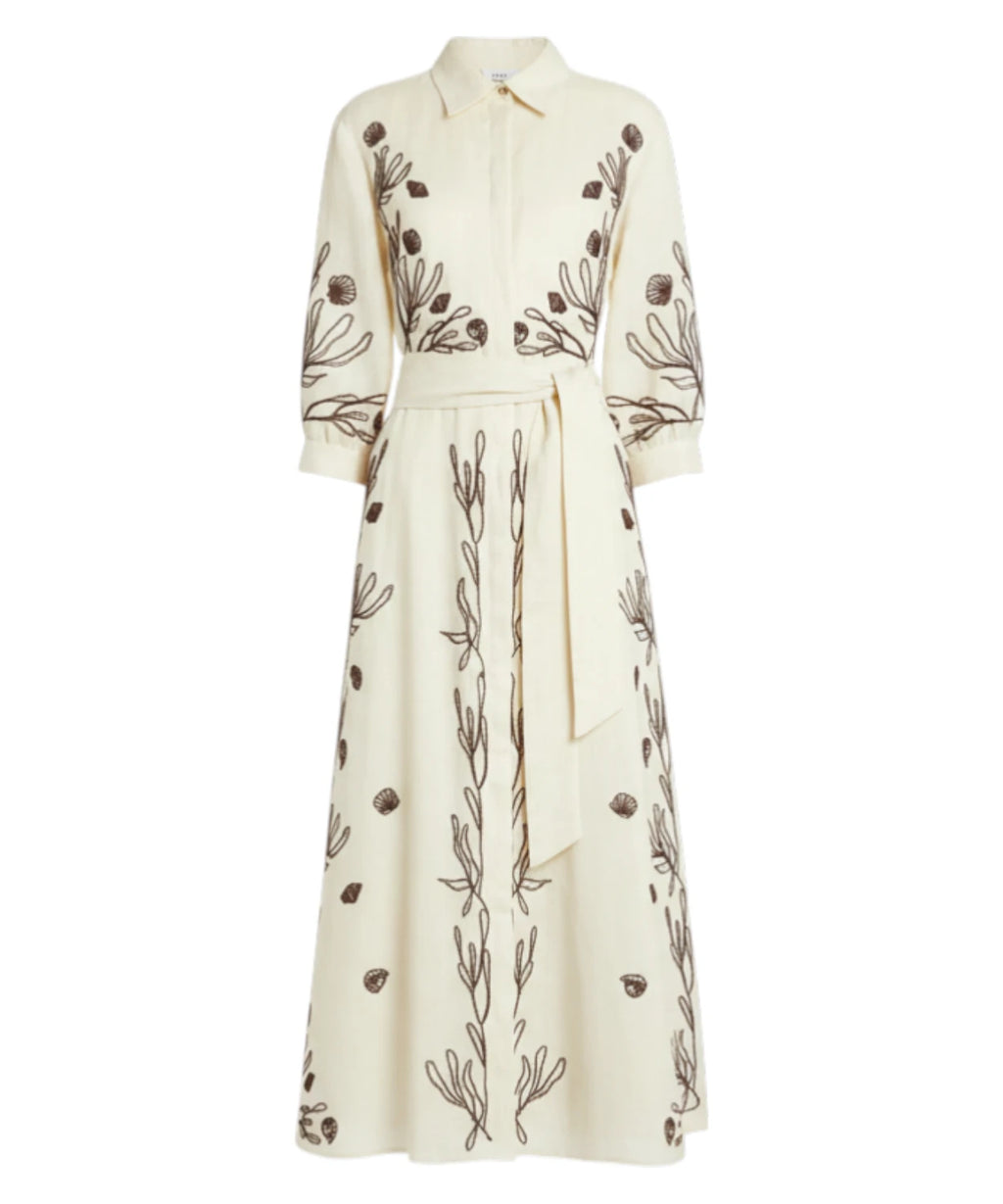 Marella BANDA Chemisier Dress with Embroidery