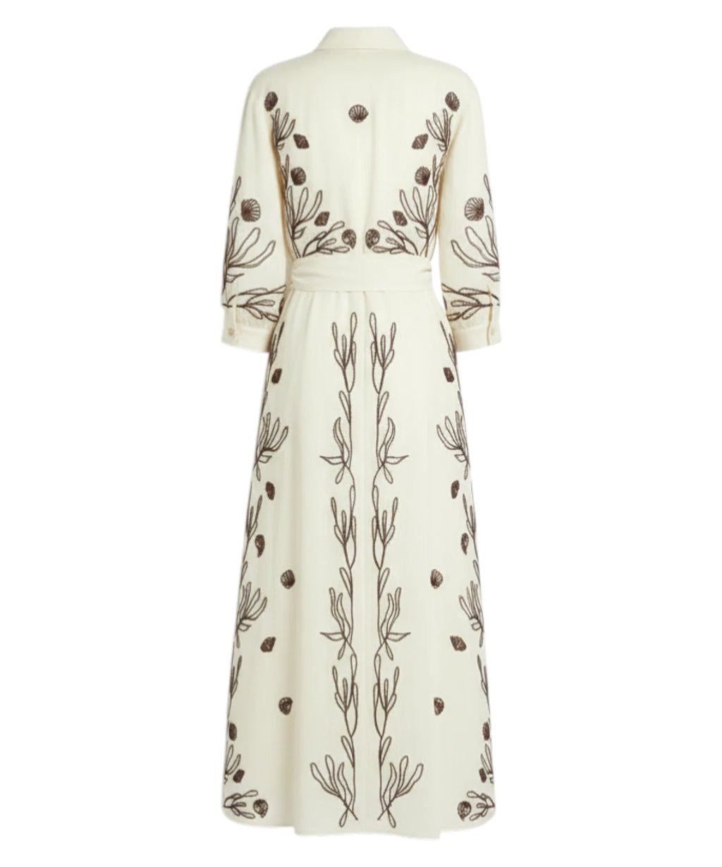 Marella BANDA Chemisier Dress with Embroidery
