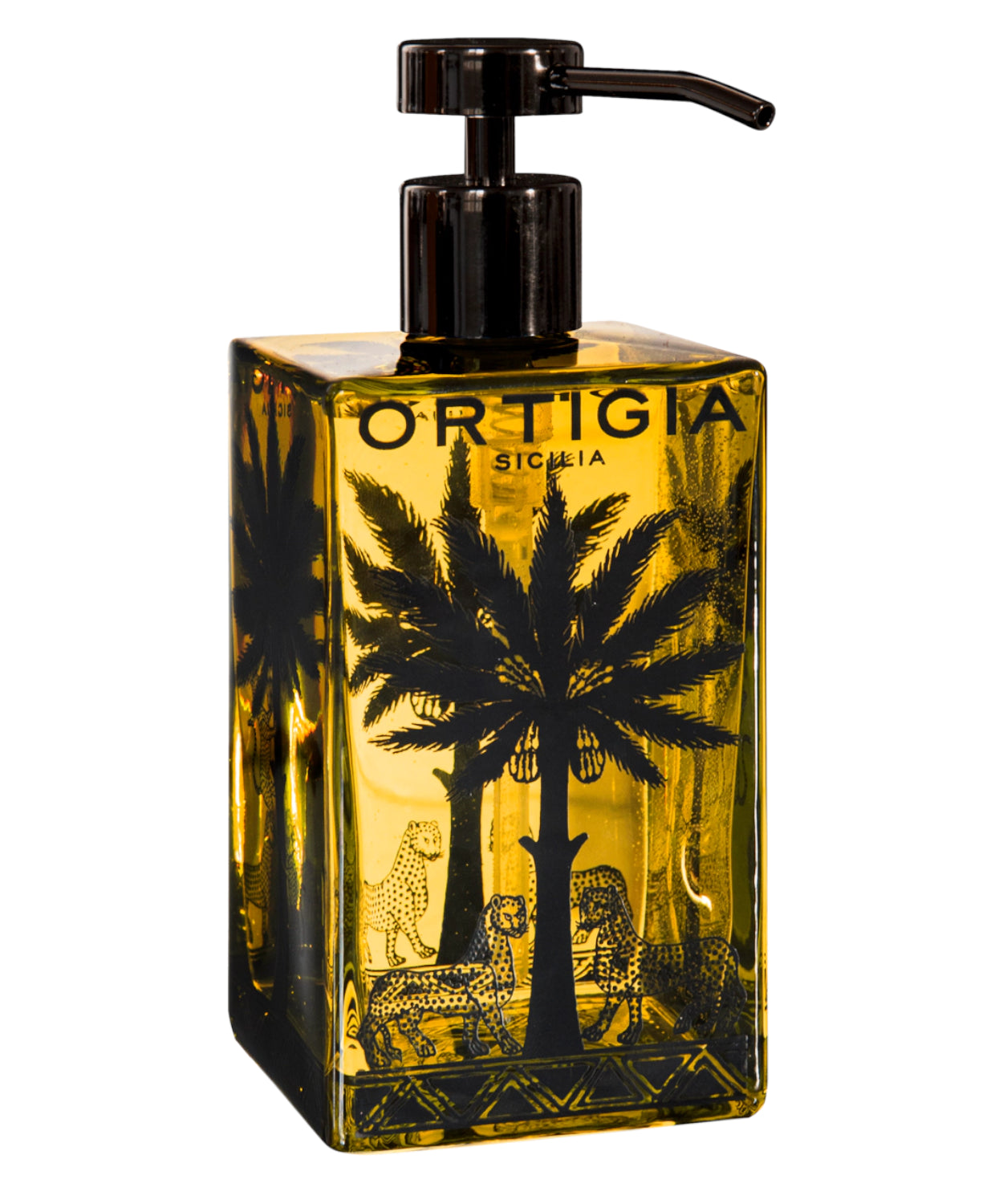 Sapone Liquido Ambra Nera 475ml in Vetro