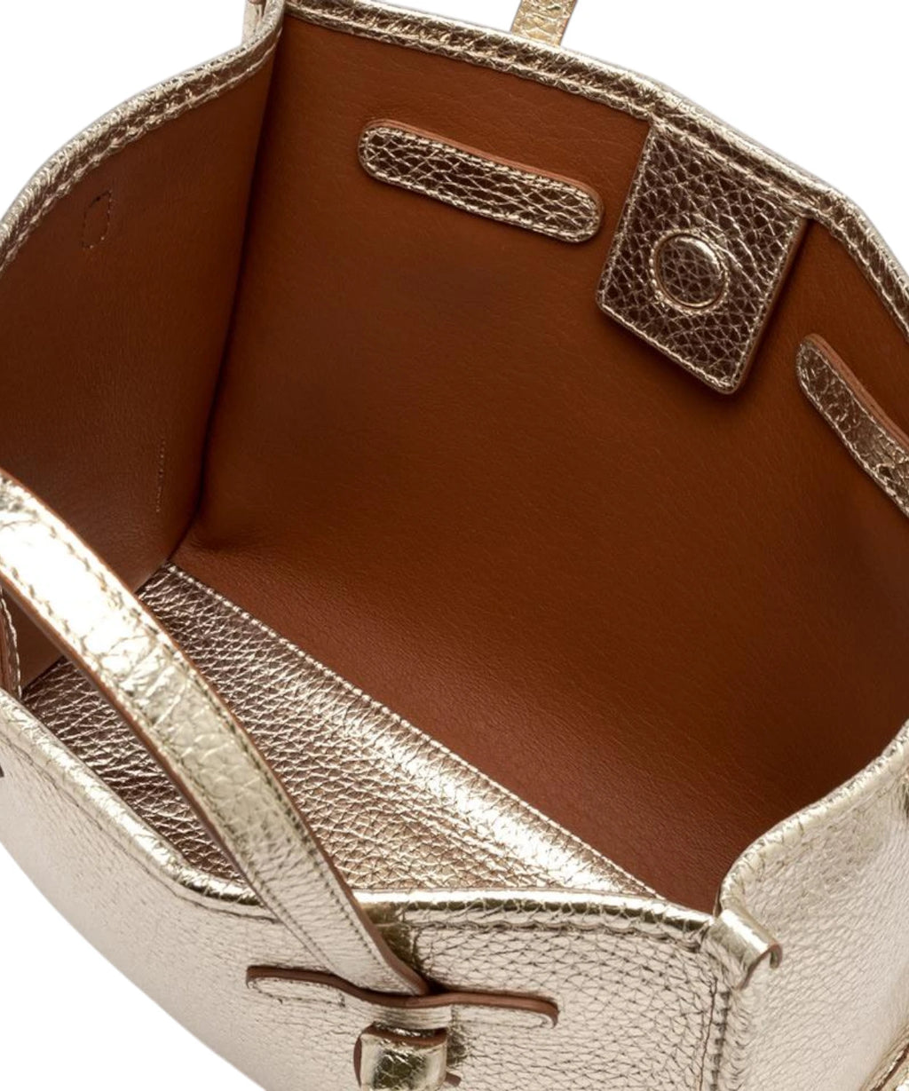 Marcella Gianni Chiarini Bubble Double Leather Bag with Pouch