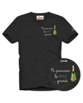 T-Shirt con Stampa "Mi Piacciono le Bocce" e Champagne-Mc2 Saint Barth-T-shirt-Vittorio Citro Boutique
