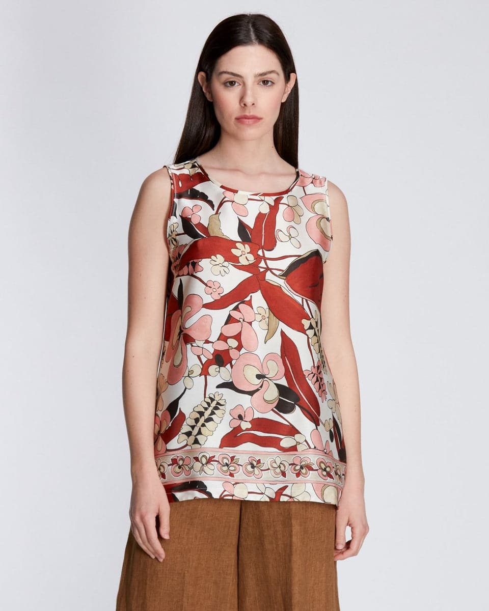 Top sugar jungle twill-Top-Maliparmi-Vittorio Citro Boutique