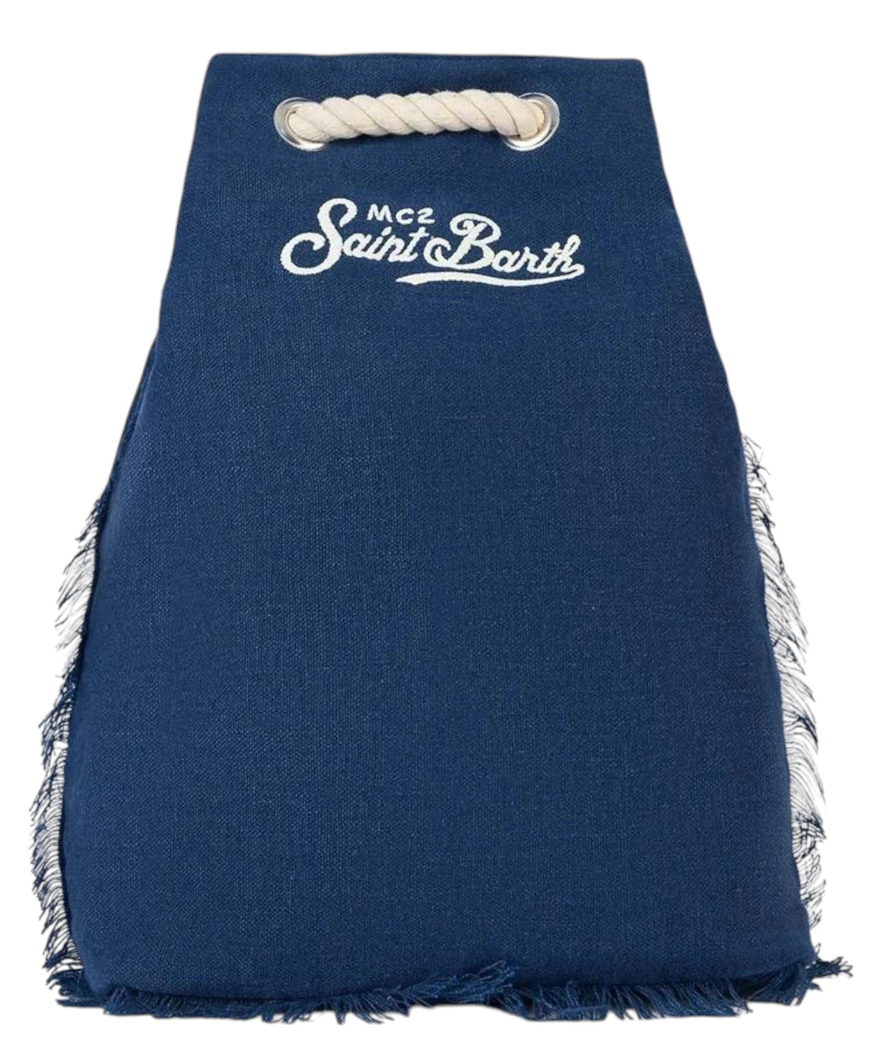 MC2 Saint Barth Linen Backpack with Logo