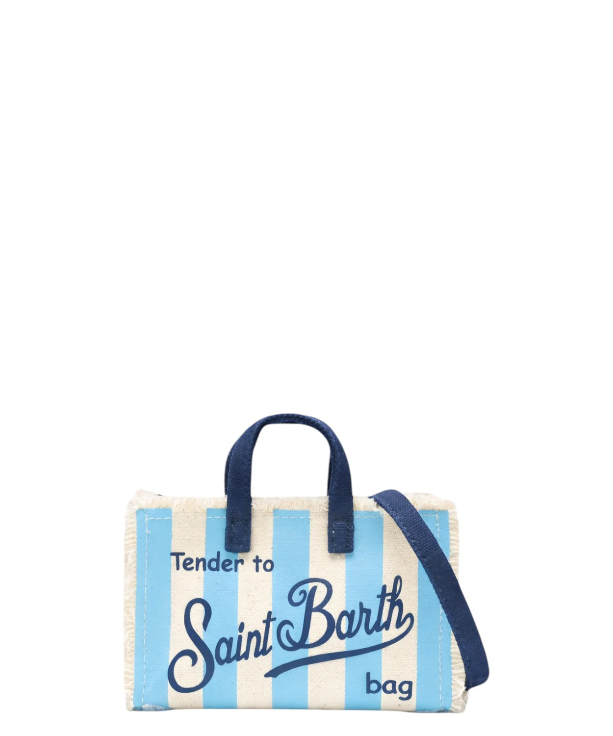 Phone Stripes Bag MC2 Saint Barth with Shoulder Strap