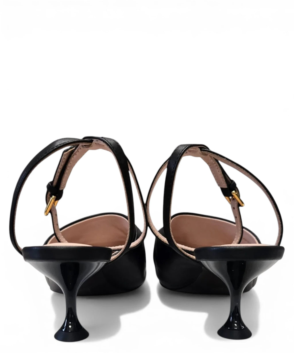 Coccinelle Women's Smooth Leather Heeled Sandal