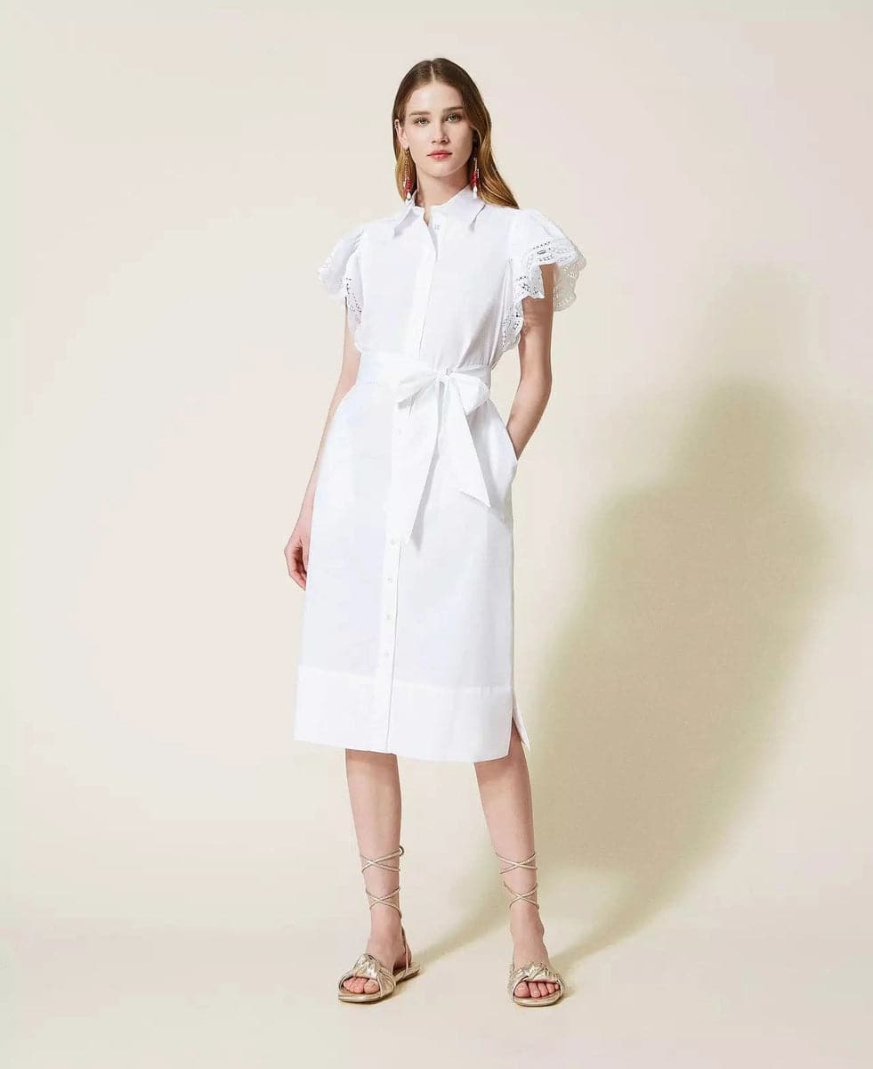 Abito in popeline-Abiti-Twinset-Vittorio Citro Boutique