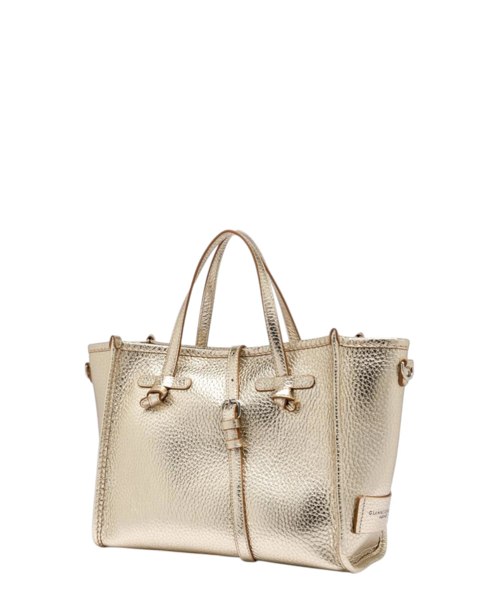 Marcella Gianni Chiarini Bubble Double Leather Bag with Pouch