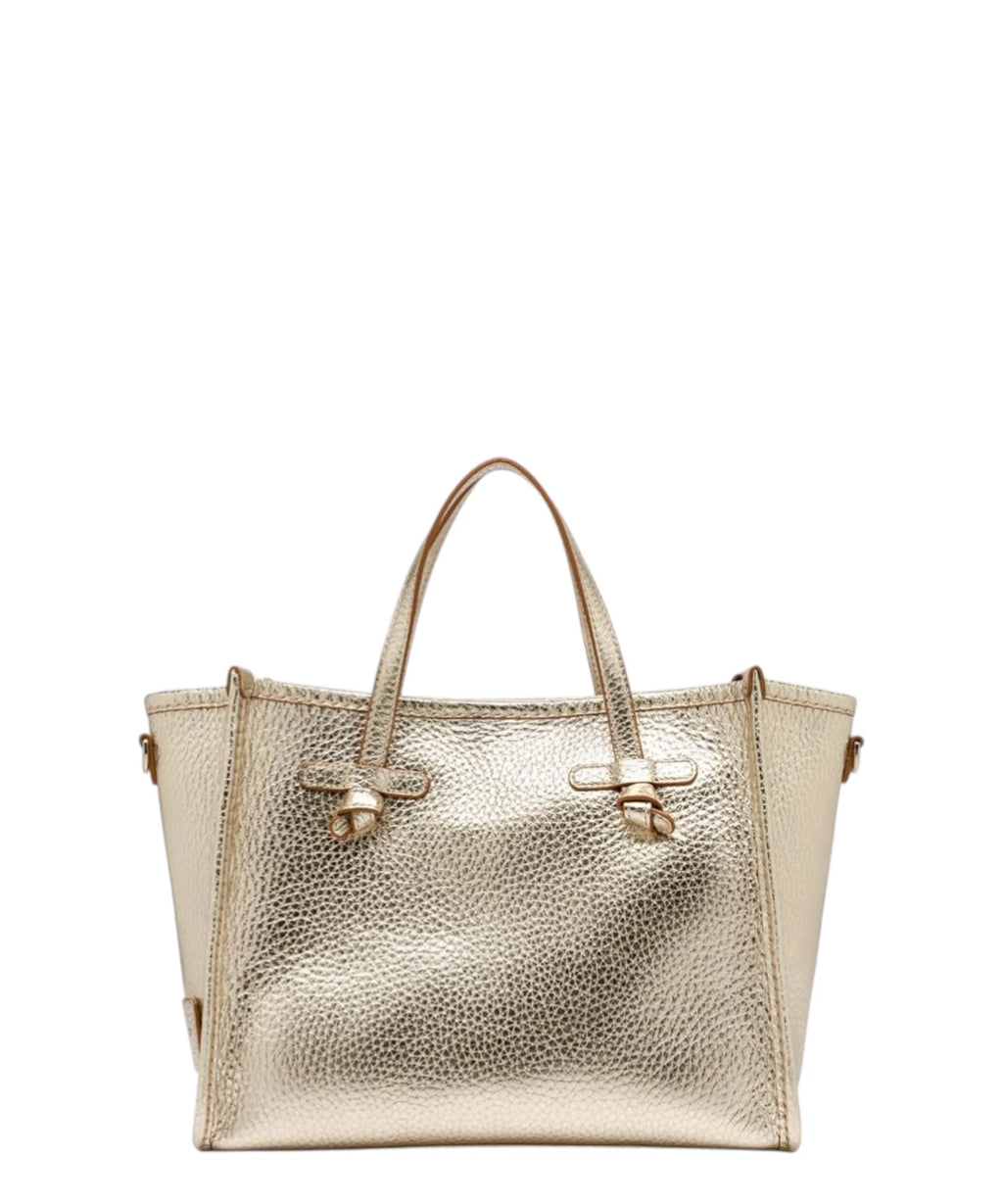 Marcella Gianni Chiarini Bubble Double Leather Bag with Pouch