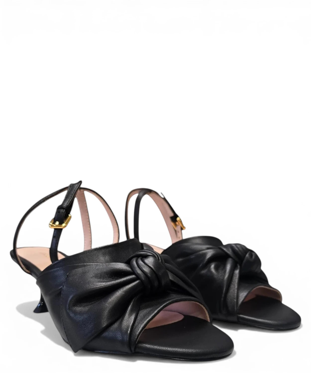 Sandalo Donna Coccinelle con Tacco in Pelle Liscia