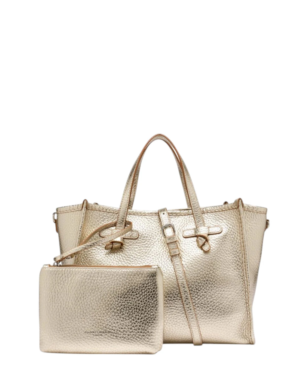 Marcella Gianni Chiarini Bubble Double Leather Bag with Pouch